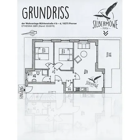 Herring Gull Comfortable Prázdninový dům Prerow